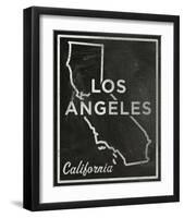 Los Angeles, California-John Golden-Framed Giclee Print