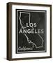 Los Angeles, California-John Golden-Framed Giclee Print