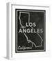 Los Angeles, California-John Golden-Framed Giclee Print