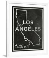 Los Angeles, California-John W^ Golden-Framed Art Print