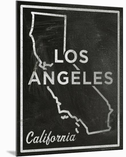 Los Angeles, California-John W^ Golden-Mounted Art Print