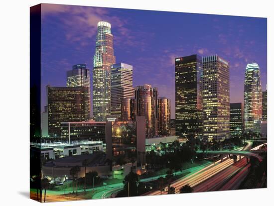 Los Angeles, California-Jerry Driendl-Stretched Canvas