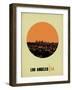 Los Angeles Circle Poster 2-null-Framed Art Print