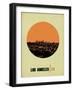 Los Angeles Circle Poster 2-null-Framed Art Print