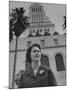 Los Angeles City Council Woman Mrs. Rosalind Wyman-null-Mounted Premium Photographic Print