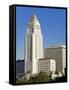 Los Angeles City Hall, California,United States of America, North America-Richard Cummins-Framed Stretched Canvas