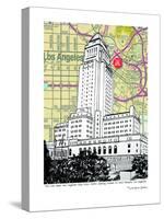 Los Angeles City Hall-null-Stretched Canvas