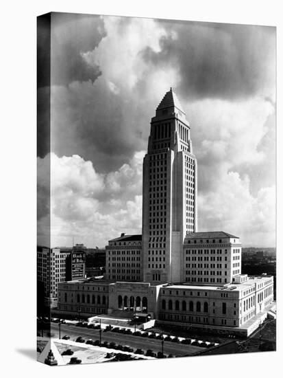 Los Angeles City Hall-null-Stretched Canvas