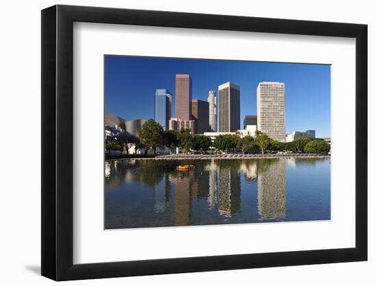 Los Angeles City Skyline-rebelml-Framed Photographic Print