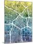 Los Angeles City Street Map-Tompsett Michael-Mounted Art Print