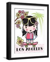 Los Angeles Cutie-Joan Coleman-Framed Art Print