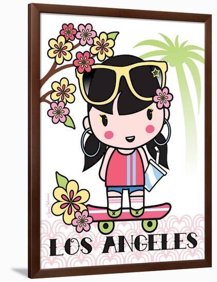 Los Angeles Cutie-Joan Coleman-Framed Art Print