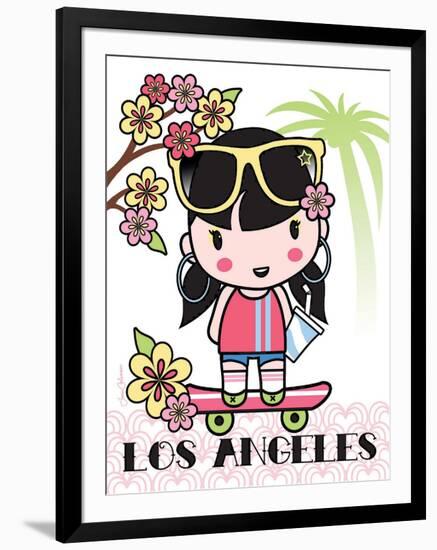 Los Angeles Cutie-Joan Coleman-Framed Art Print