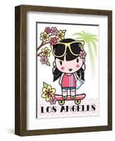 Los Angeles Cutie-Joan Coleman-Framed Art Print