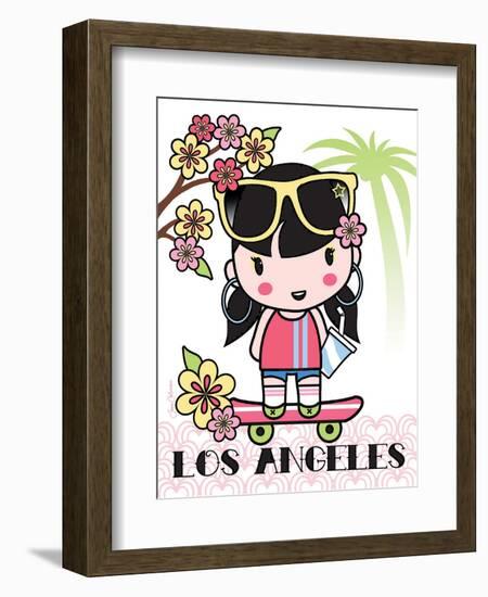 Los Angeles Cutie-Joan Coleman-Framed Art Print