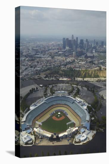 Los Angeles, Dodger Stadium, Home of the Los Angeles Dodgers-David Wall-Stretched Canvas