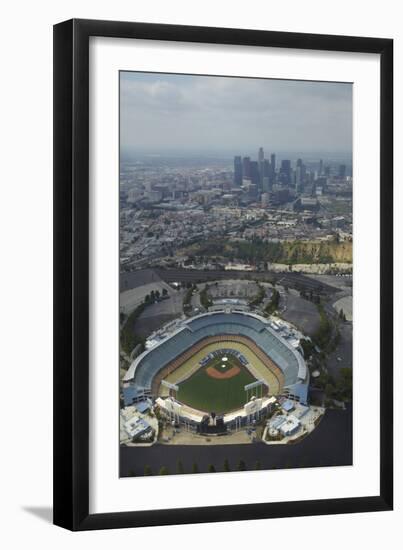 Los Angeles, Dodger Stadium, Home of the Los Angeles Dodgers-David Wall-Framed Premium Photographic Print