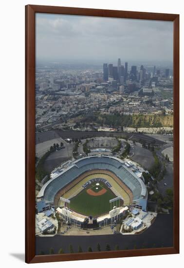 Los Angeles, Dodger Stadium, Home of the Los Angeles Dodgers-David Wall-Framed Photographic Print