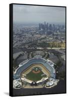 Los Angeles, Dodger Stadium, Home of the Los Angeles Dodgers-David Wall-Framed Stretched Canvas