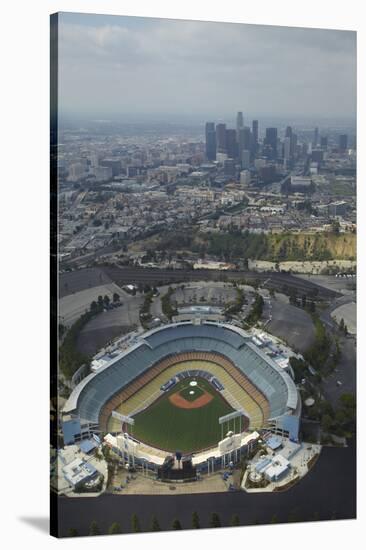 Los Angeles, Dodger Stadium, Home of the Los Angeles Dodgers-David Wall-Stretched Canvas