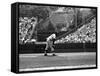 Los Angeles Dodgers Pitcher Sandy Koufax in Action During a Game Against the Milwaukee Braves-Robert W^ Kelley-Framed Stretched Canvas