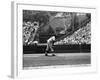 Los Angeles Dodgers Pitcher Sandy Koufax in Action During a Game Against the Milwaukee Braves-Robert W^ Kelley-Framed Premium Photographic Print