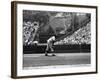 Los Angeles Dodgers Pitcher Sandy Koufax in Action During a Game Against the Milwaukee Braves-Robert W^ Kelley-Framed Premium Photographic Print