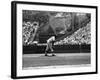 Los Angeles Dodgers Pitcher Sandy Koufax in Action During a Game Against the Milwaukee Braves-Robert W^ Kelley-Framed Premium Photographic Print