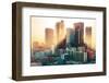 Los Angeles Downtown Skyline at Sunset-IM_photo-Framed Photographic Print