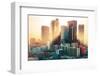 Los Angeles Downtown Skyline at Sunset-IM_photo-Framed Photographic Print