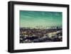 Los Angeles Downtown View with Highway and Urban Architectures.-Songquan Deng-Framed Photographic Print