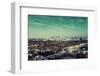 Los Angeles Downtown View with Highway and Urban Architectures.-Songquan Deng-Framed Photographic Print