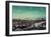 Los Angeles Downtown View with Highway and Urban Architectures.-Songquan Deng-Framed Photographic Print