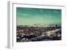 Los Angeles Downtown View with Highway and Urban Architectures.-Songquan Deng-Framed Photographic Print