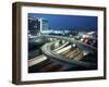 Los Angeles Freeway Evening Long Exposure, 1959-Ralph Crane-Framed Photographic Print