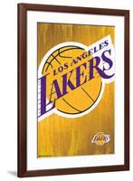 Los Angeles Lakers Logo-null-Framed Poster