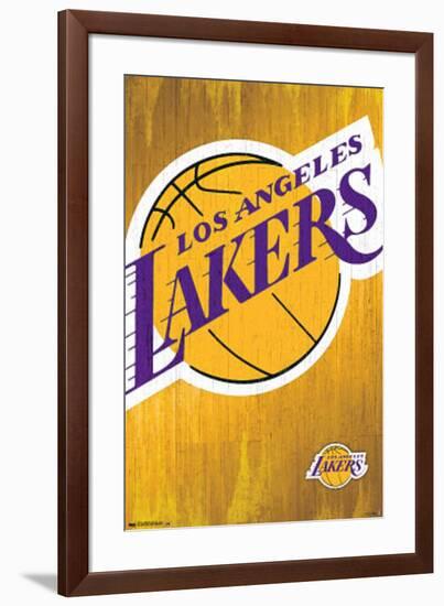 Los Angeles Lakers Logo-null-Framed Poster