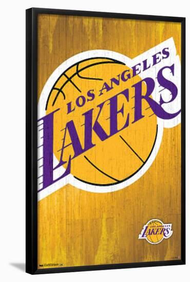 Los Angeles Lakers Logo-null-Framed Poster