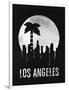 Los Angeles Landmark Black-null-Framed Art Print