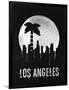 Los Angeles Landmark Black-null-Framed Art Print