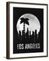 Los Angeles Landmark Black-null-Framed Art Print