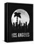 Los Angeles Landmark Black-null-Framed Stretched Canvas