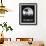 Los Angeles Landmark Black-null-Framed Art Print displayed on a wall