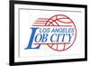 Los Angeles Lob City Sports-null-Framed Art Print