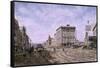 Los Angeles: Looking South From Main & Spring-Stanton Manolakas-Framed Stretched Canvas