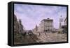 Los Angeles: Looking South From Main & Spring-Stanton Manolakas-Framed Stretched Canvas