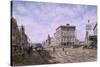 Los Angeles: Looking South From Main & Spring-Stanton Manolakas-Stretched Canvas