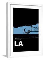 Los Angeles Poster-NaxArt-Framed Art Print