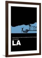 Los Angeles Poster-NaxArt-Framed Art Print