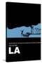 Los Angeles Poster-NaxArt-Stretched Canvas